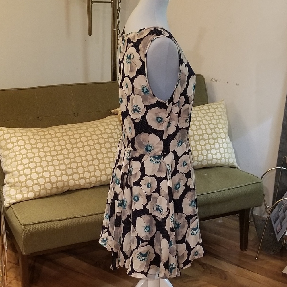 Maison Jules fit & flare floral print dress - Picture 4 of 5